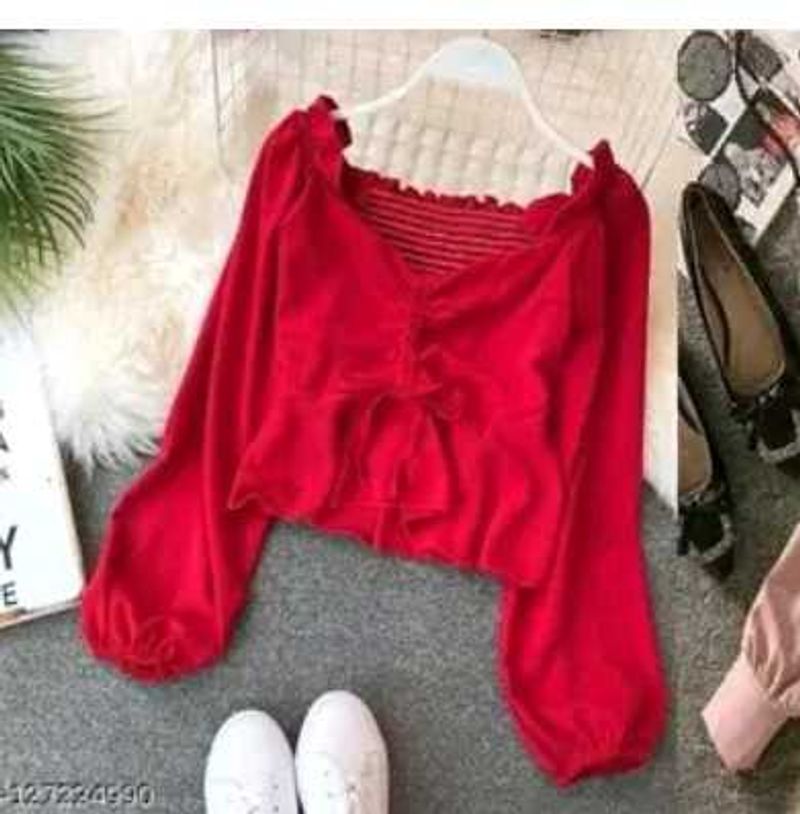 Women&#39;s Trendy Red 🍒 Top