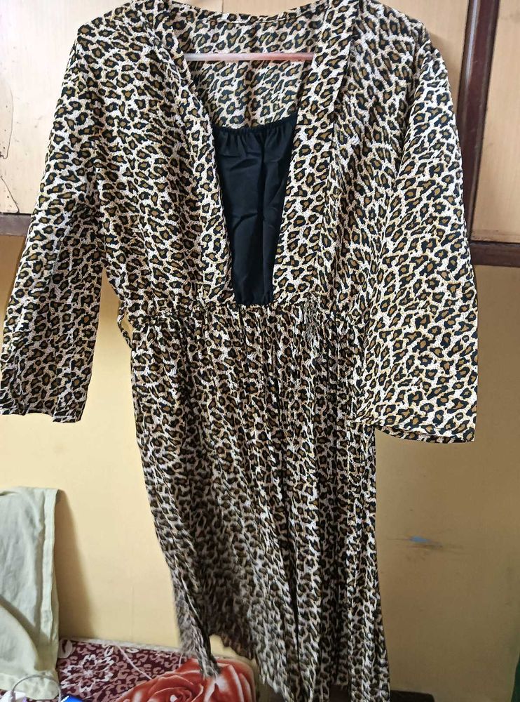 Leopard Print Dress