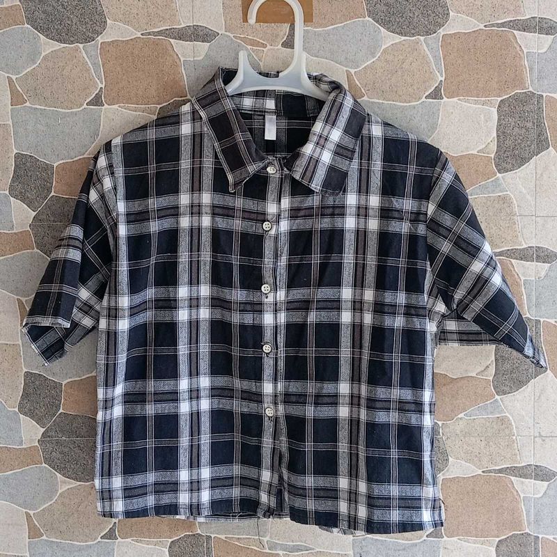 Plaid Crop Top