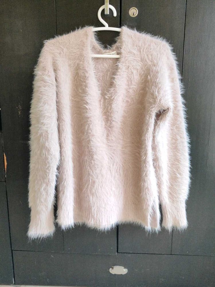 Fluffy Knit Cardigan