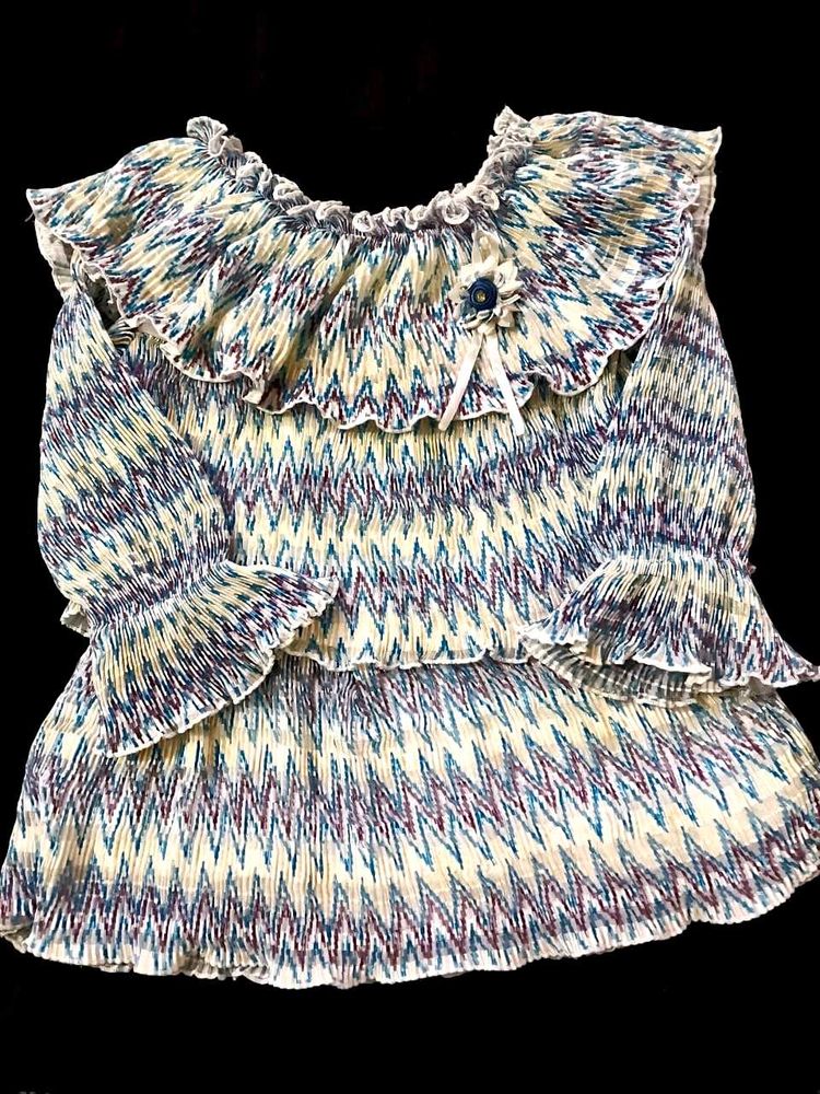Pleated Girls Top❤️