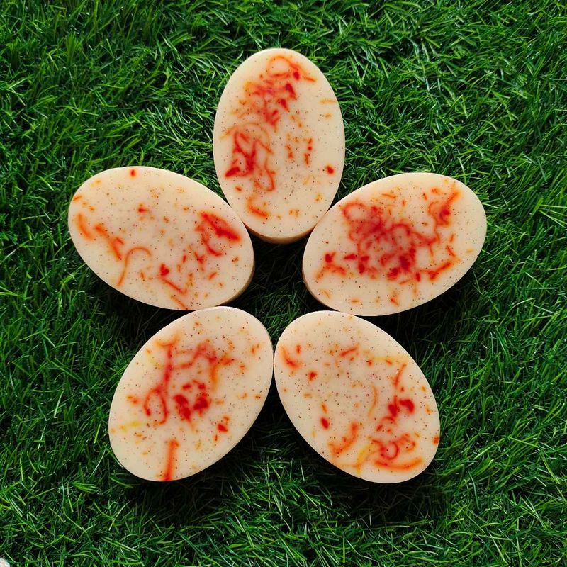 Skin Brightening Rice and Saffron soaps