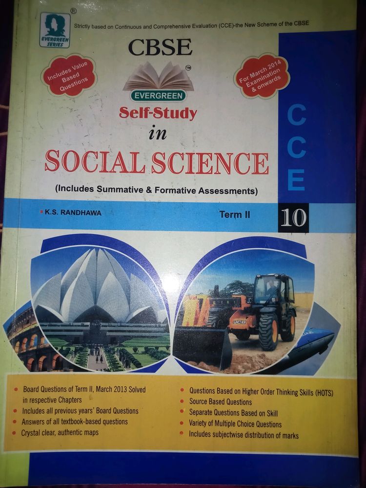 Class X, Social Science Reference Book
