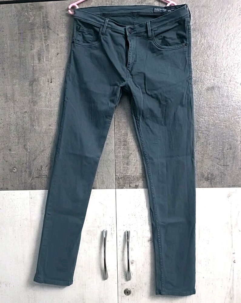 Sea Green Jeans Allensolly