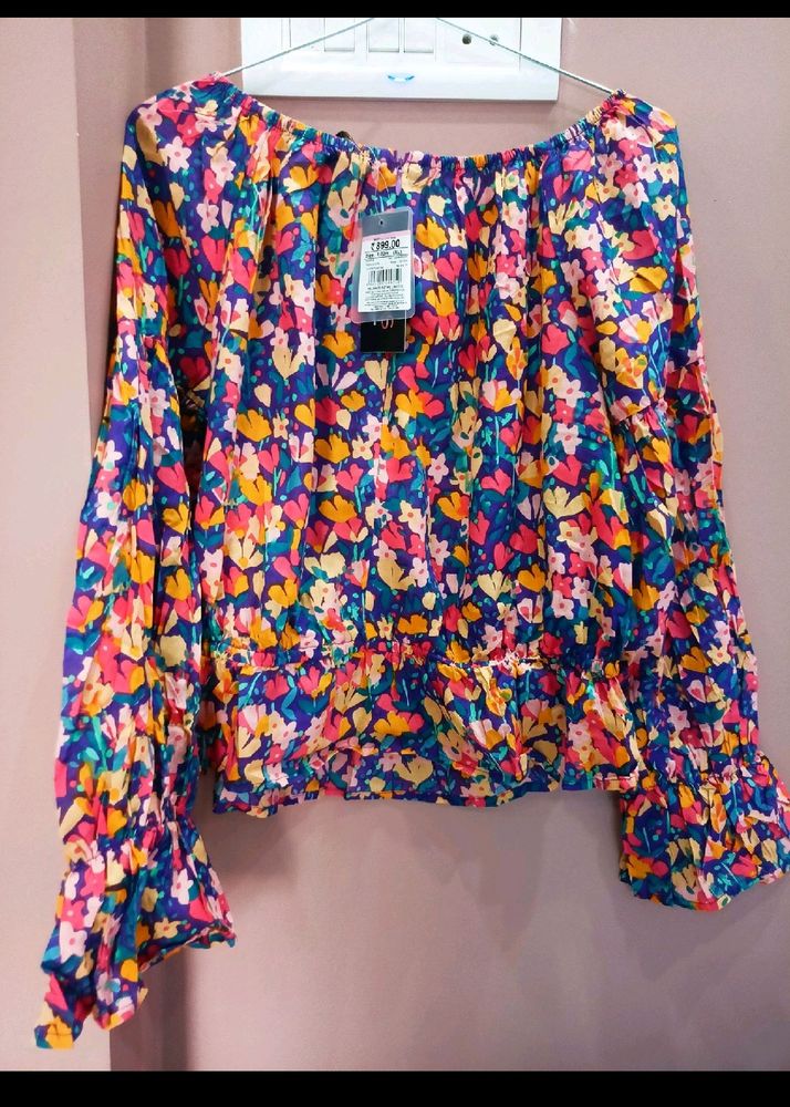 New With Tag Floral Top For Women
