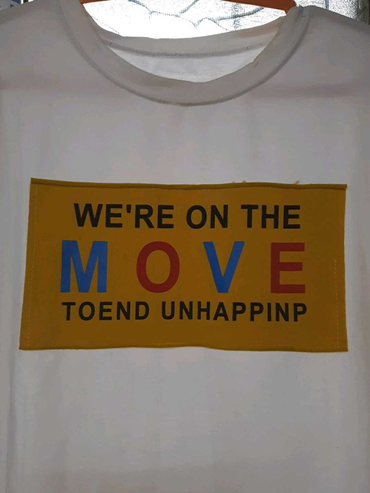 Graphic Tee - &#34;We&#39;re On The Move&#34;