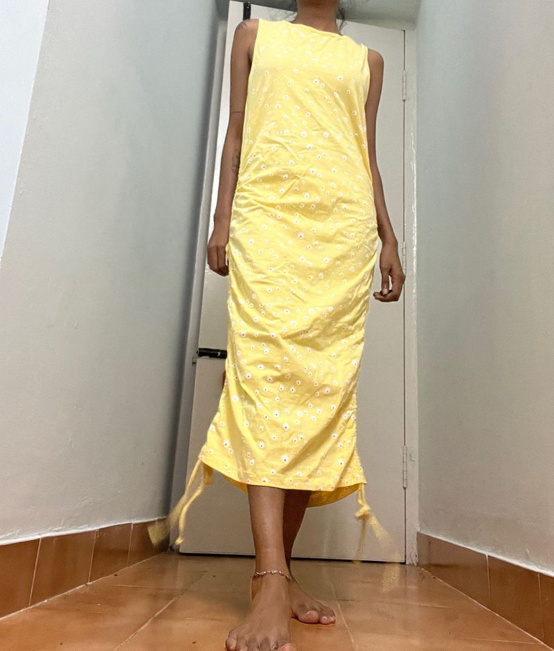 Yellow Floral Body Cone