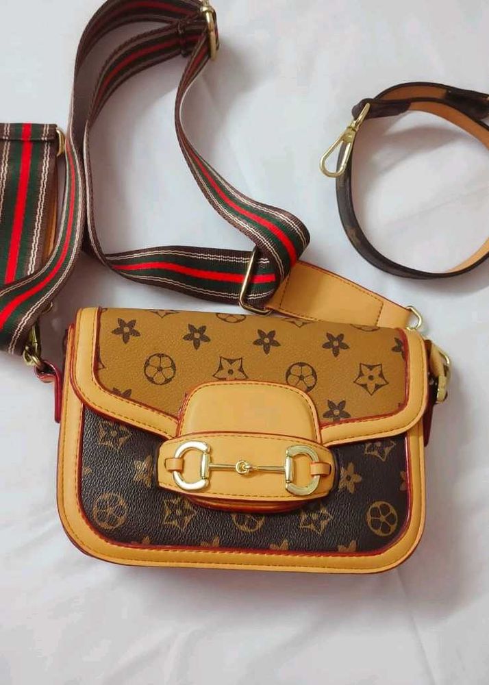 Patterned Crossbody Bag