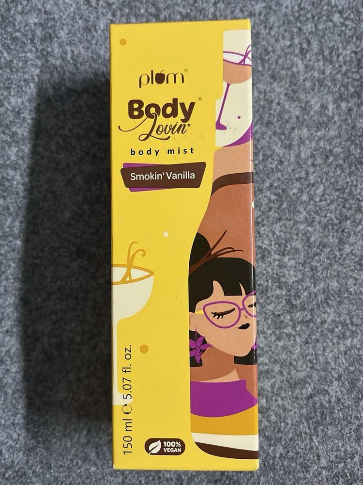 Plum BodyLovin&#39; Smokin&#39; Vanilla Body Mist 150ml