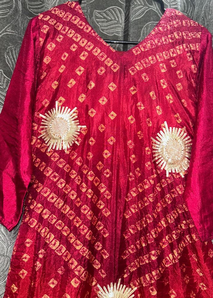 Elegant Red Kurta