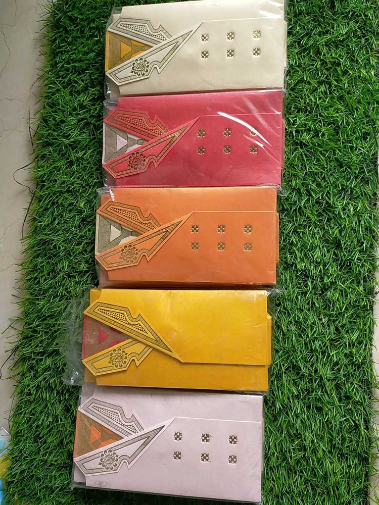 Colorful Coat design Shagun Envelopes (Set of 10)