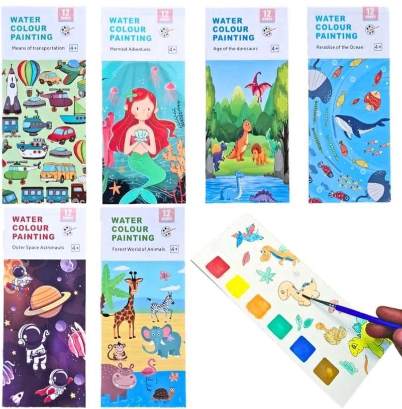 Water Painting Book For Kids