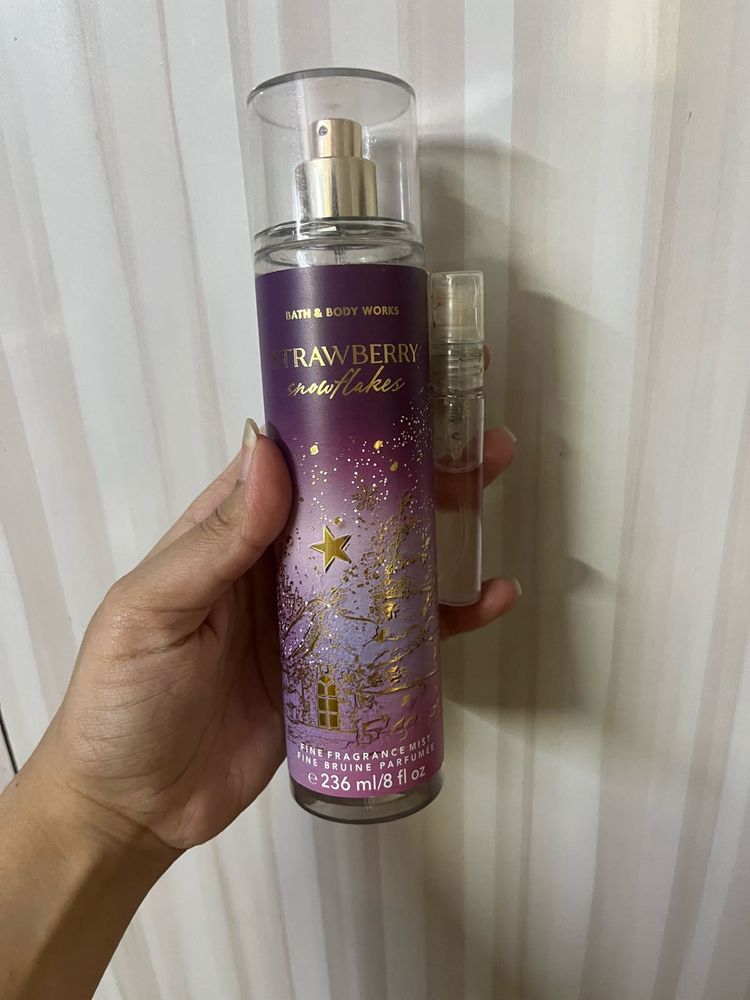 Bbw strawberry snowflakes 10ml sample