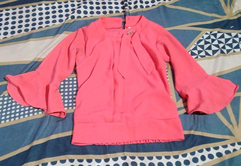 Coral Bell Sleeve Top