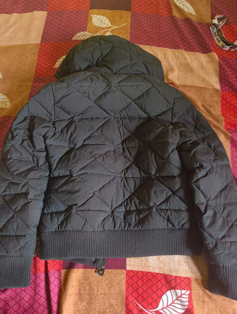 Quilted Black Jacket