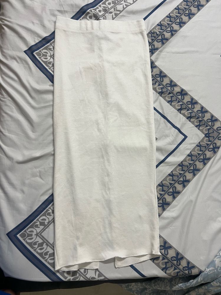 White Ethnic Skirt