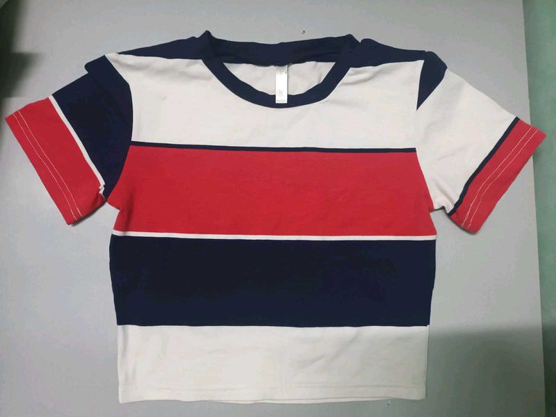 Striped Crop Top