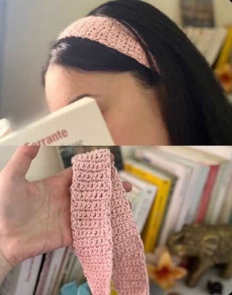 crochet hairbands and bow