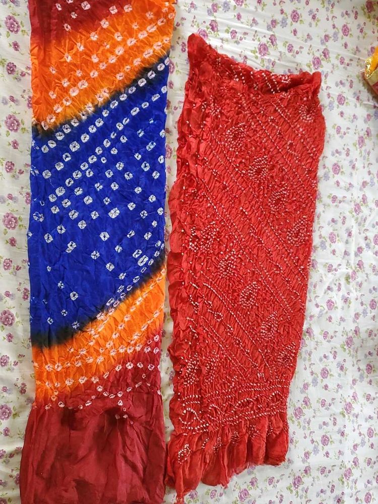 Bandhani Dupatta Set
