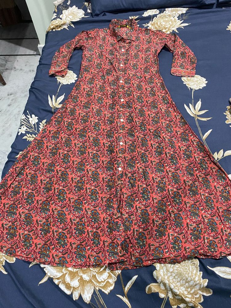 mokshi Floral Print kurta with trouser