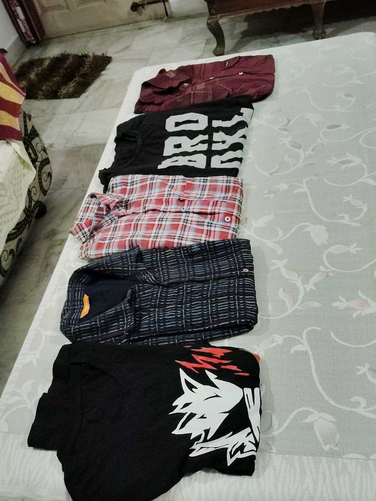 Men 5 Tshirt Combo