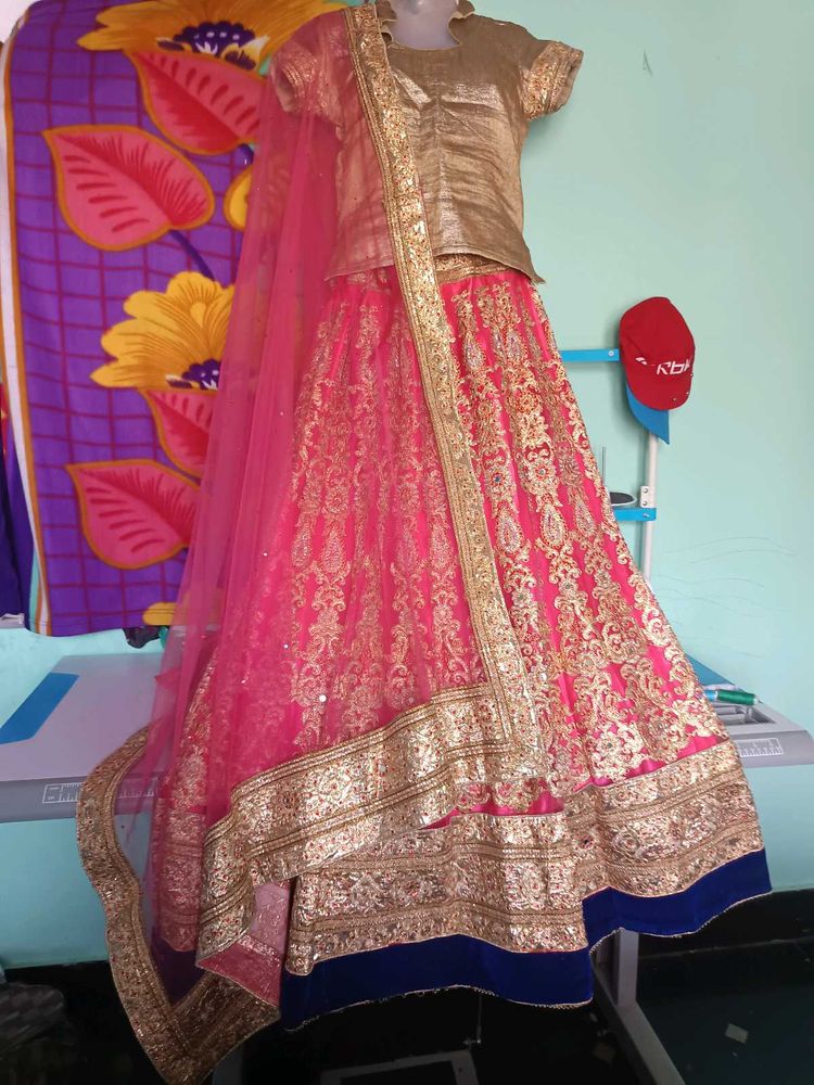 Pink Bridal Lehenga