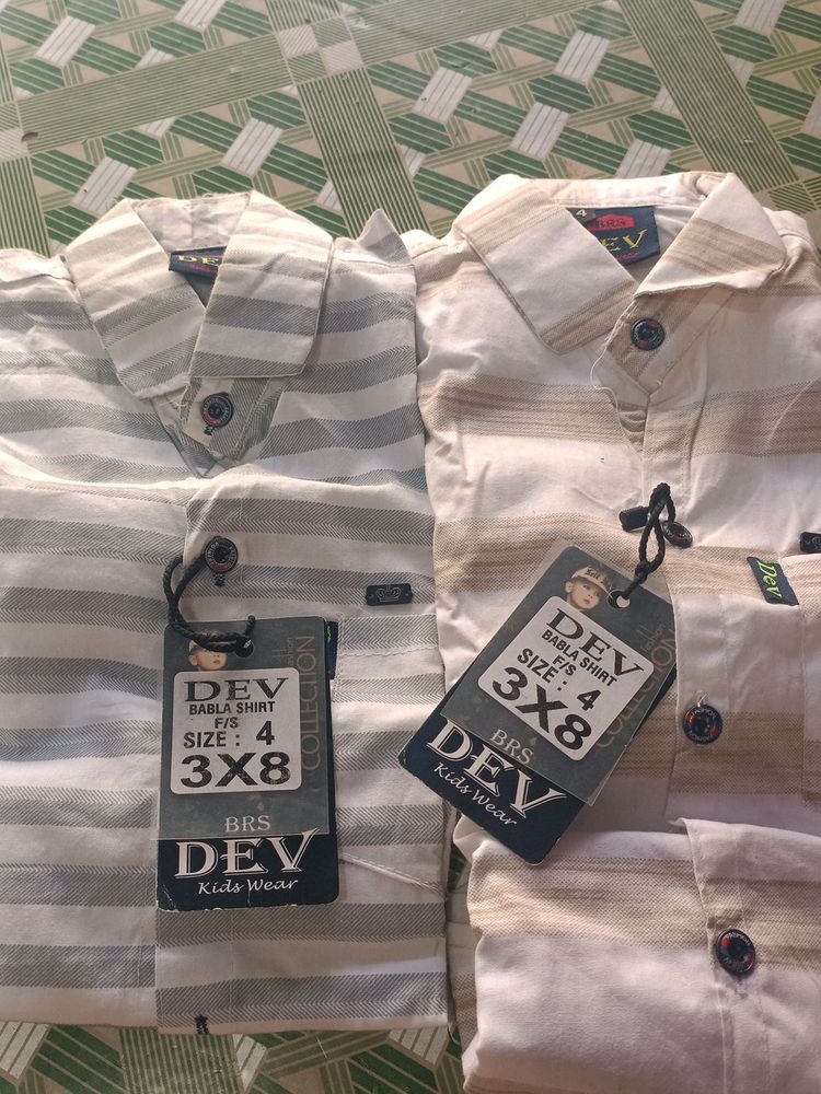 Combo Boy Shirt  4 To 5 Year