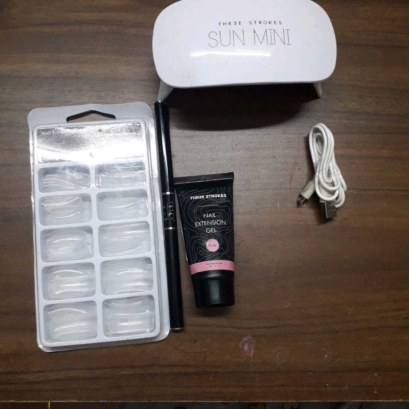 three strokes nail extension kit (used once)