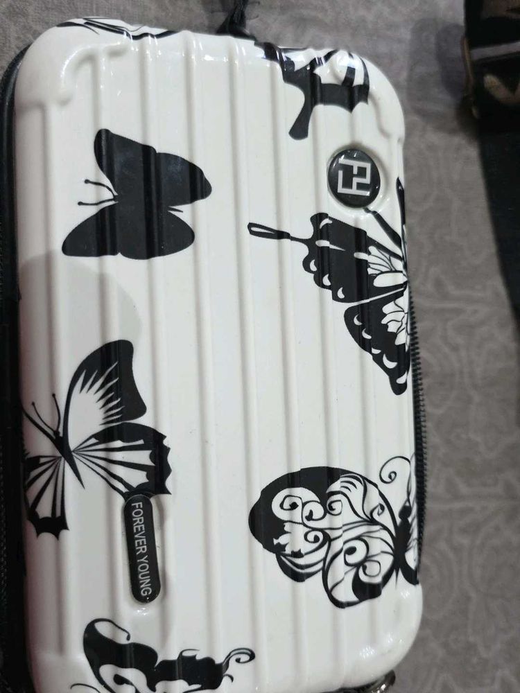 Butterfly Cosmetic Travel Case or wallet