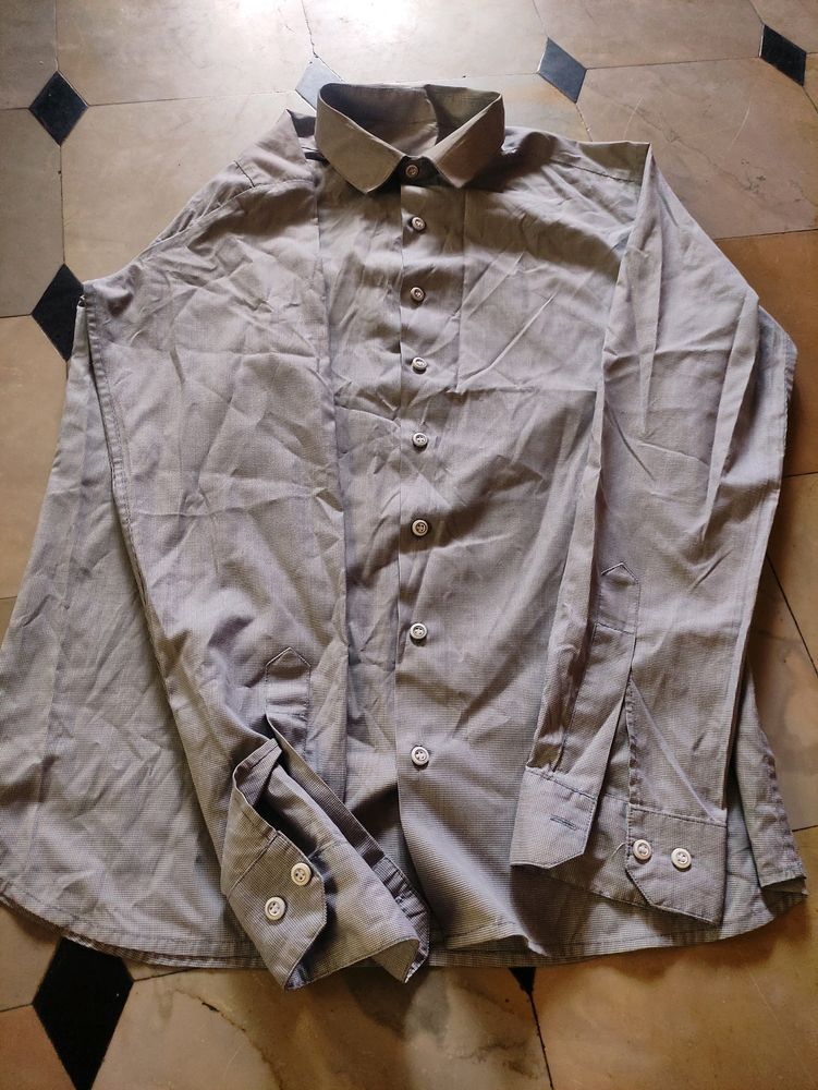 Men Grey Colour Shirt...