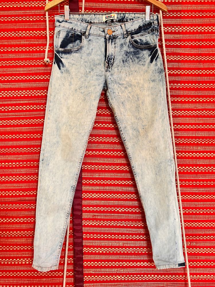 Light Fade Denim Jeans #Denim # Under 500 Coins #treanding