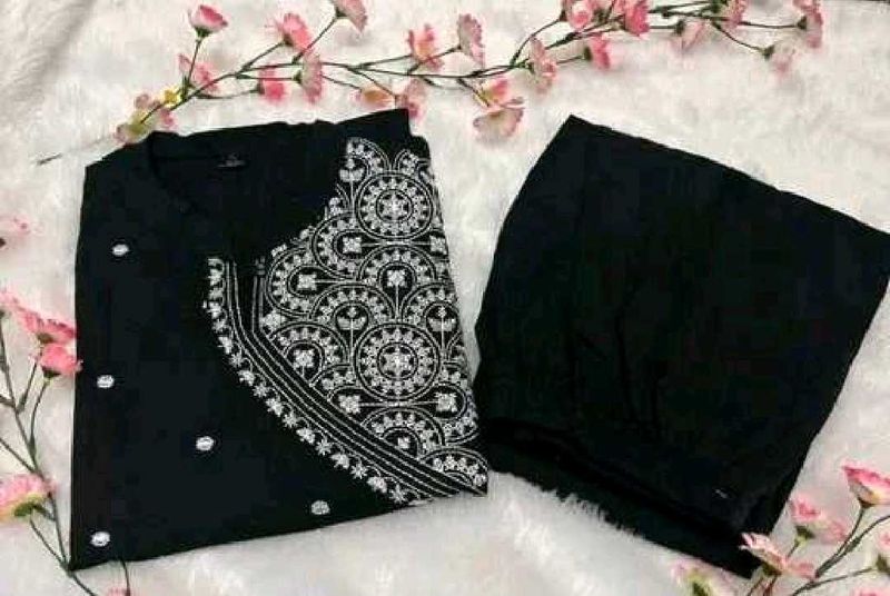 Elegant Black Kurta Set