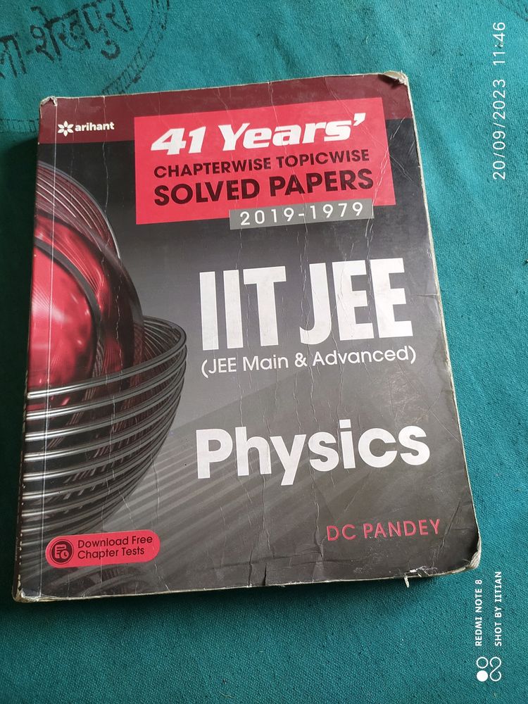 Arihant Physics 41 Years PYQ For Jee Mains And Adv