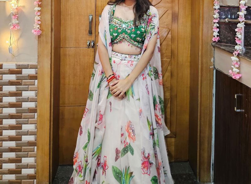 Indo Western Lehenga