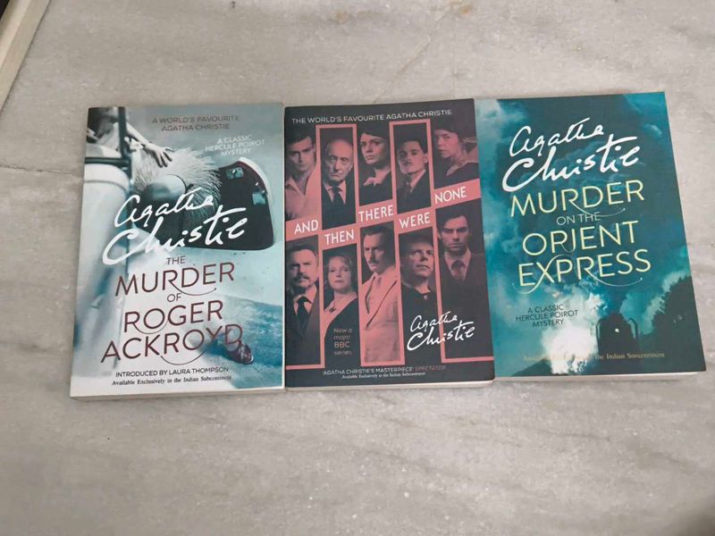 Agatha Christie Mystery Book Set