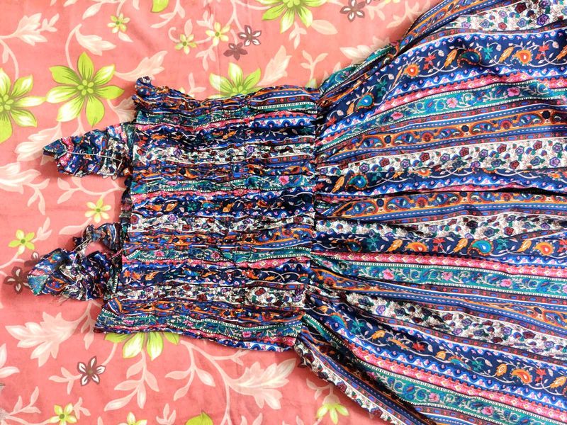 Boho Print Dress