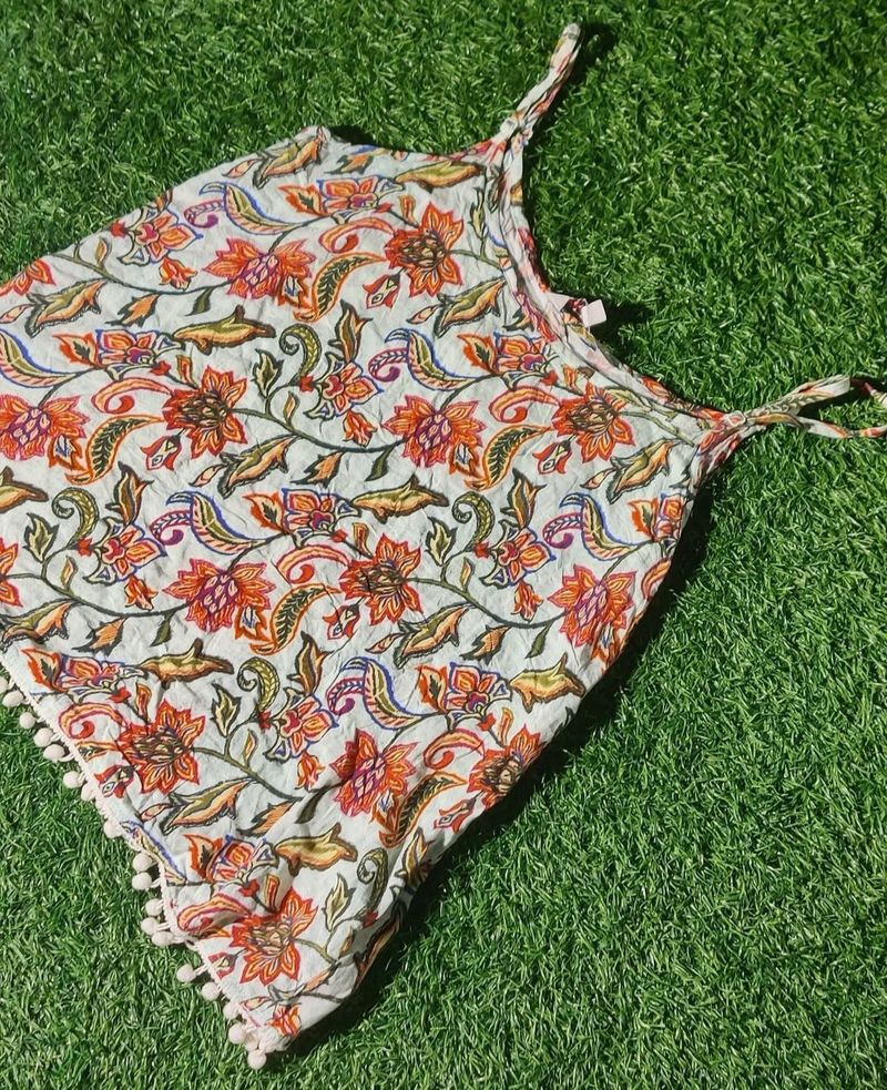 Floral Print Tank Top