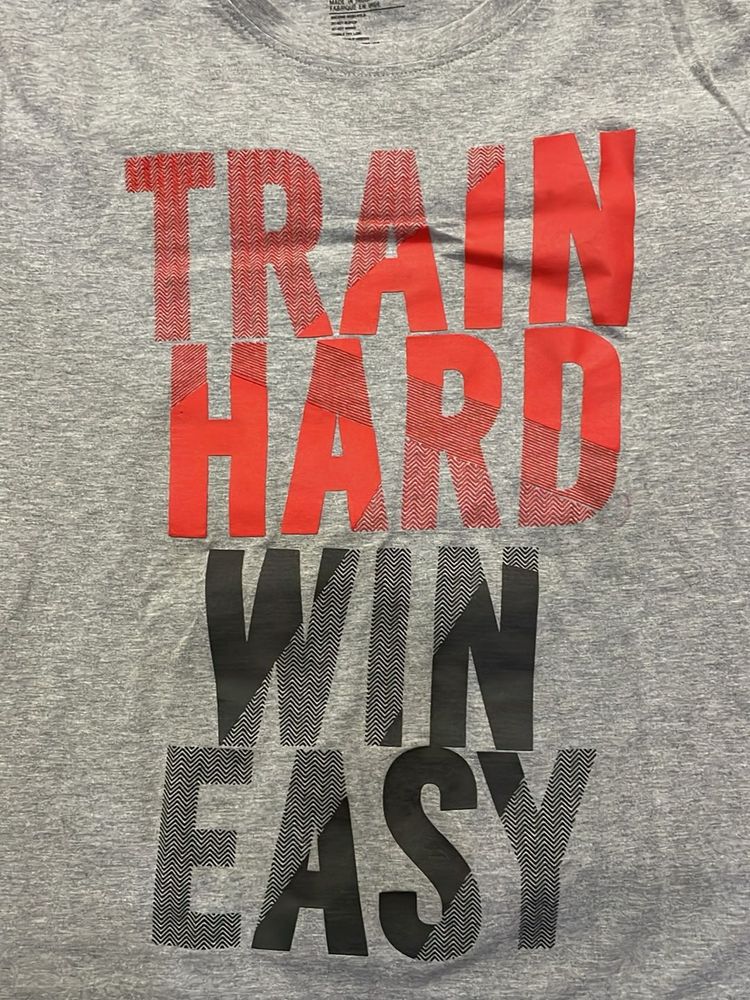 Train Hard Win Easy Tee