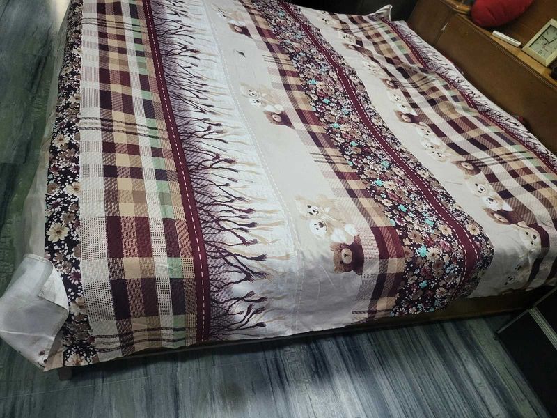Combo Of 2 Big King Size Cotton Bedsheets