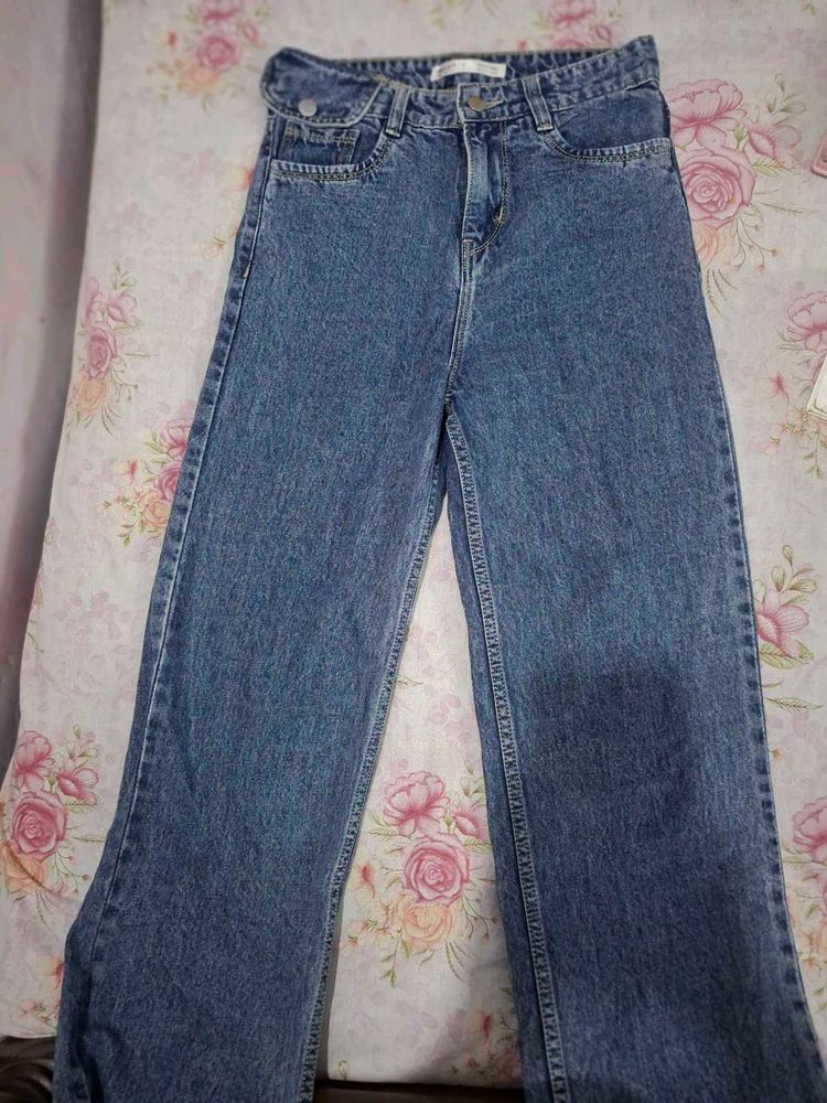 Blue Straight Fit Jeans