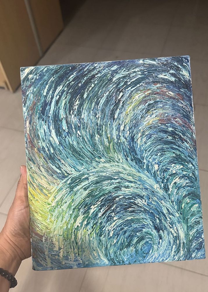 Abstract Acrylic Painting