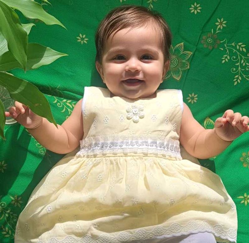 Cute Baby Dress Set