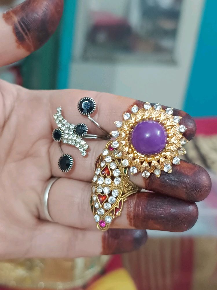 Rings And Bracelet Combo 💍