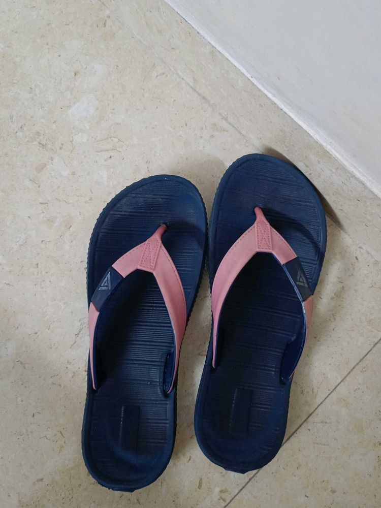 Daily Wear Slippers Blue And Pink