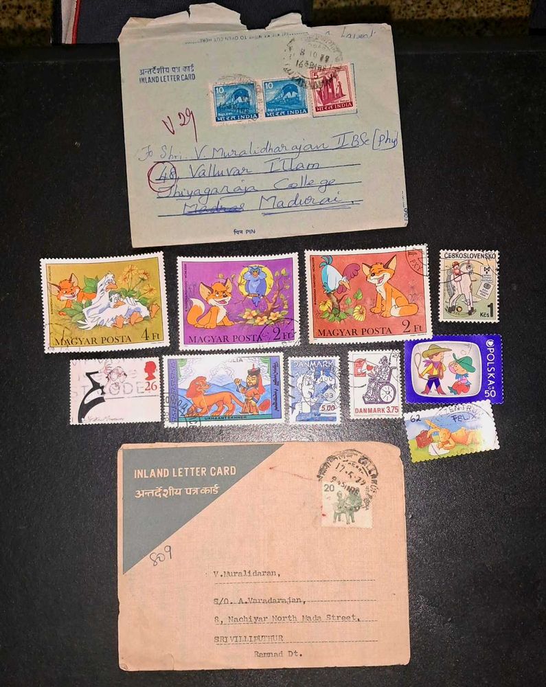 10 CARTOON THEME STAMPS