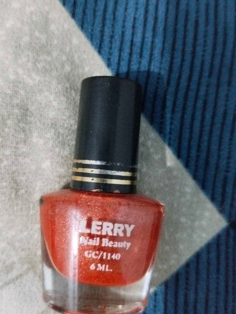 Lerry Nail Beauty/Sparkly Orange