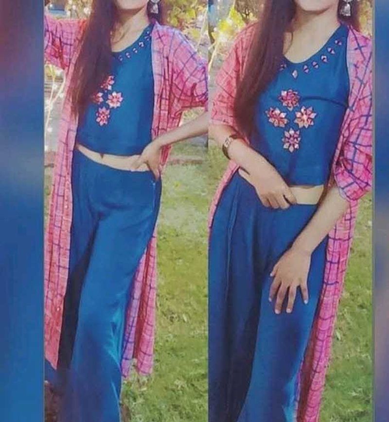A Beautiful Look With Indo Western Type