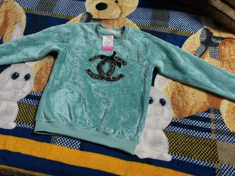 Cozy light blue  Sweatshirt