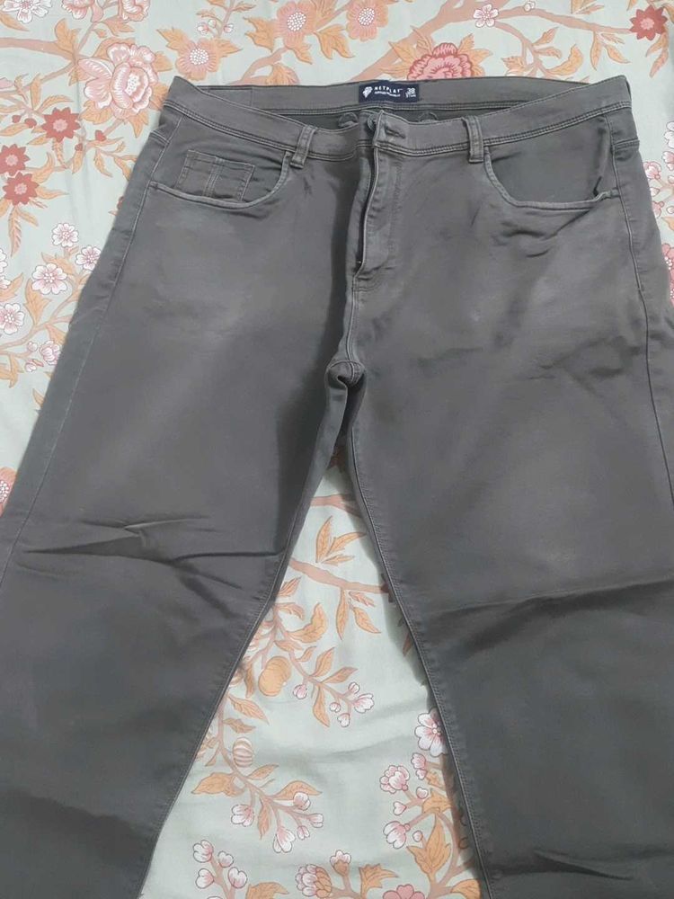 Stylish Grey Denim Jeans