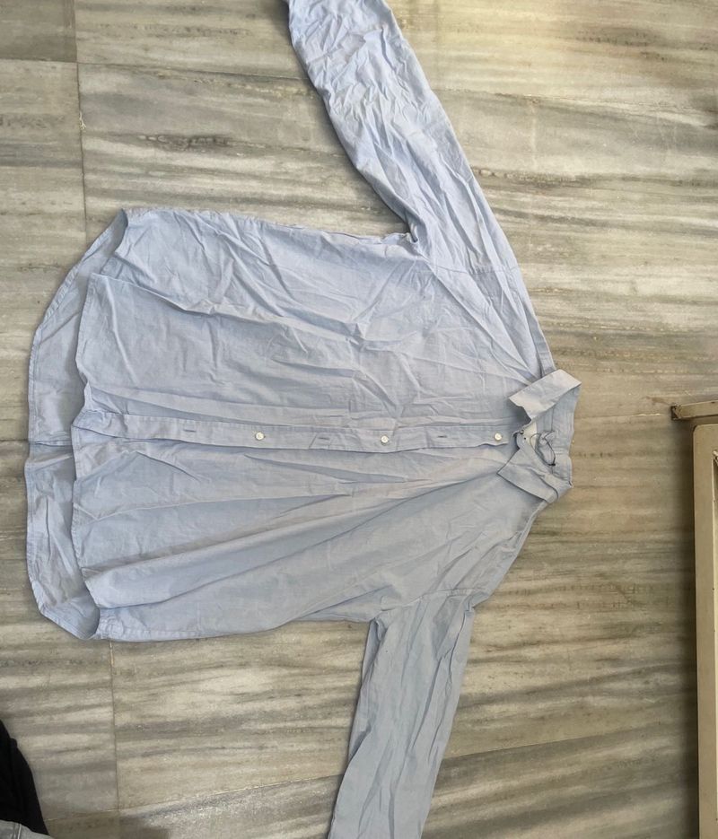 Light Blue Long Sleeve Shirt